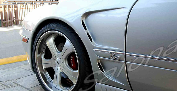 Custom Mercedes S Class Fenders  Sedan (2000 - 2006) - $799.00 (Manufacturer Sarona, Part #MB-003-FD)